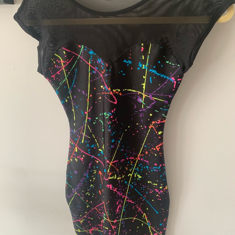 Sz Xs American apparel paint splatter dress